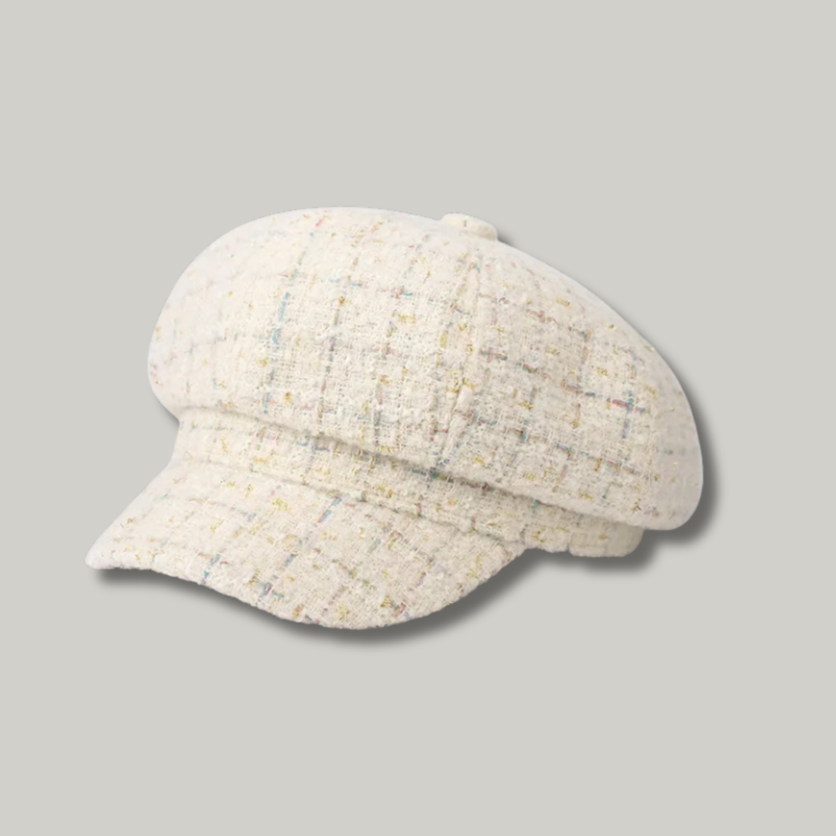 Béret Gavroche Femme Blanc