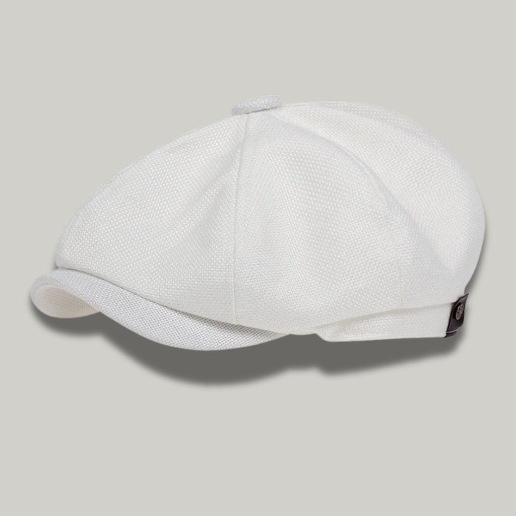 Béret Gavroche Blanc Simple