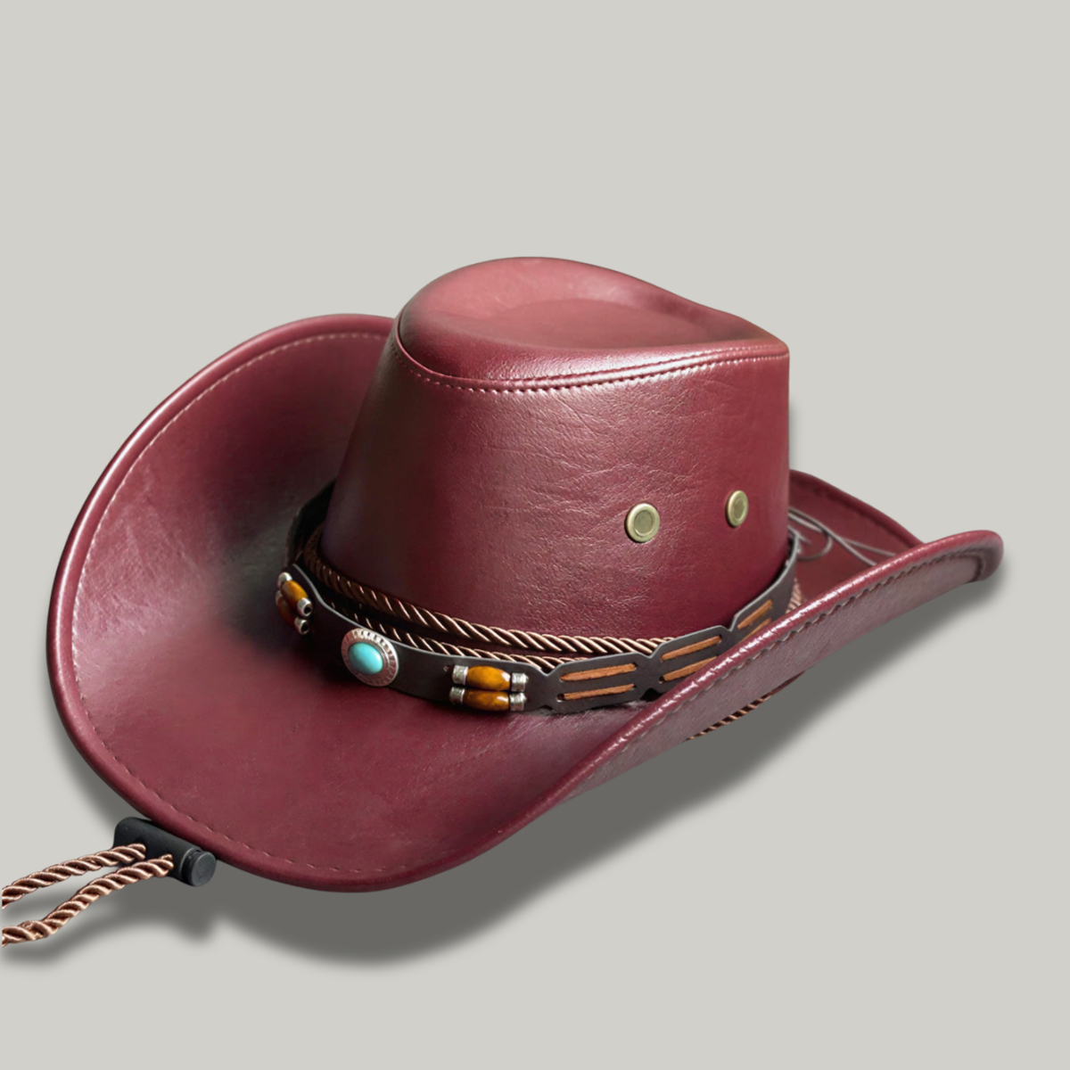 Chapeau de Cowboy Rouge Campagne