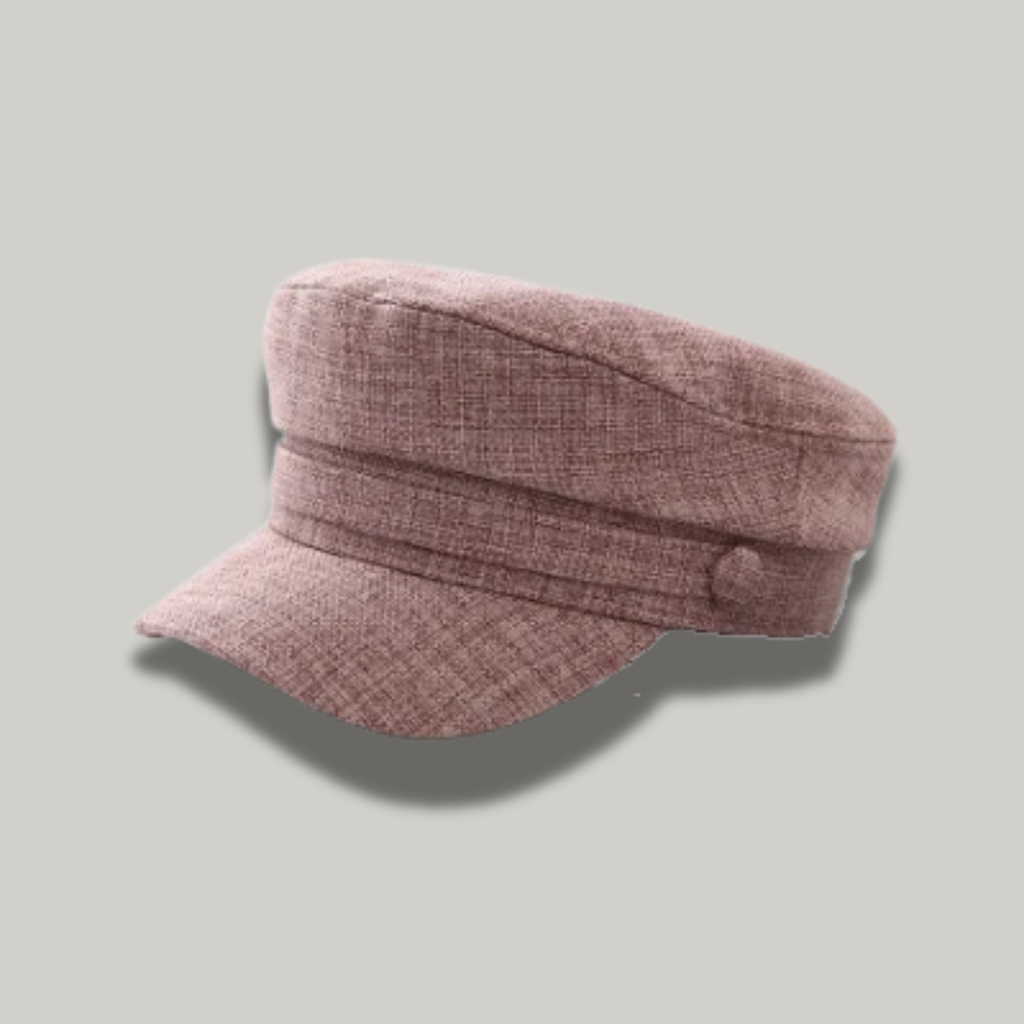 Béret Gavroche Femme Rose Simple