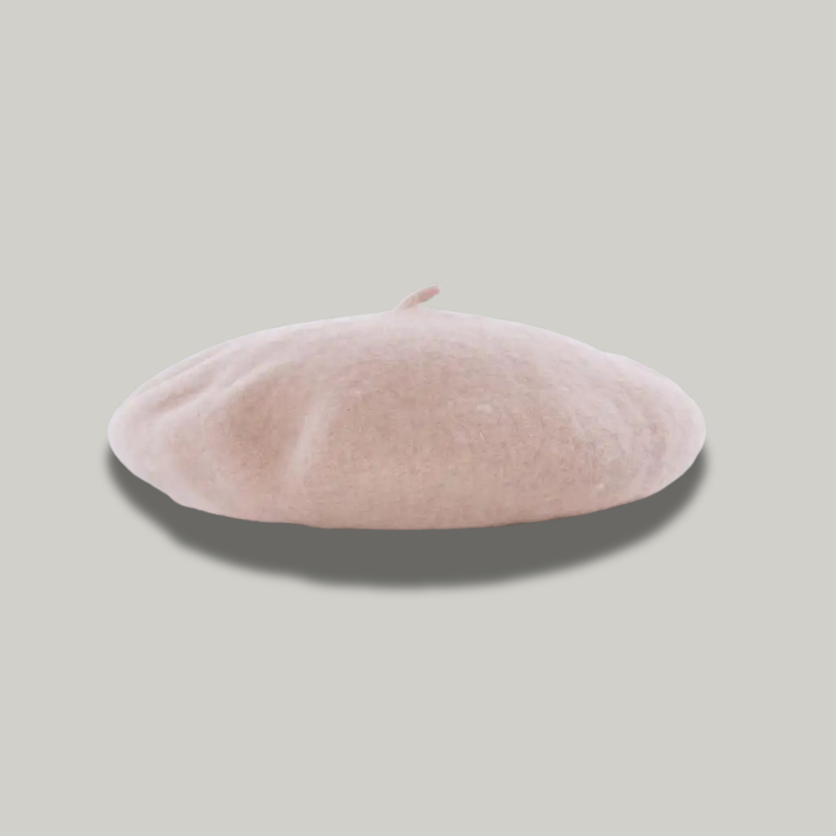 Béret Basque Femme Beige Simple