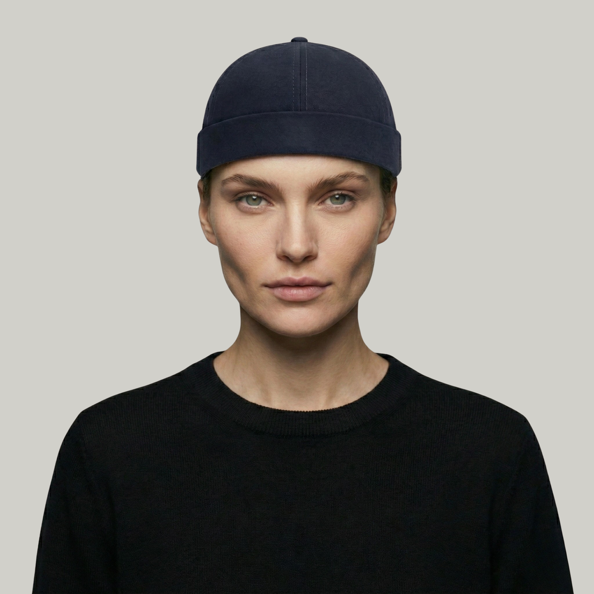 Bonnet Docker Bleu Croix