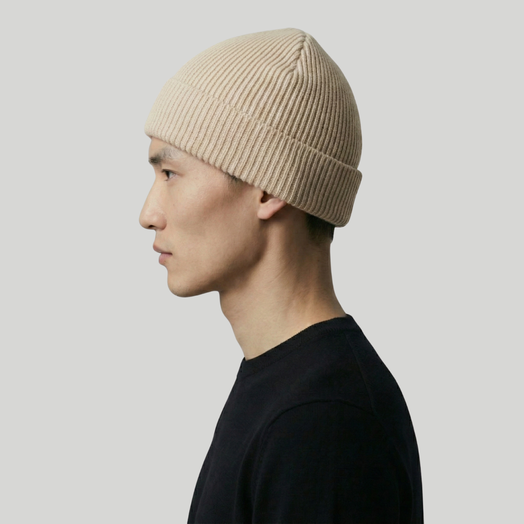 Bonnet Hiver Beige Classique