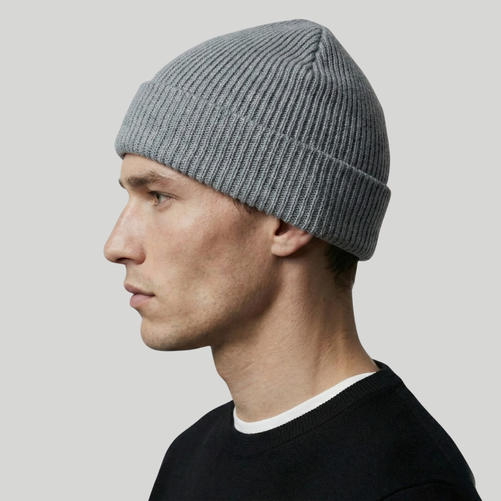 Bonnet Hiver Gris Classique