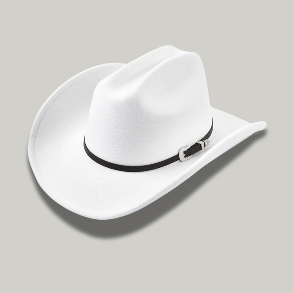 Chapeau de Cowboy Blanc Classe