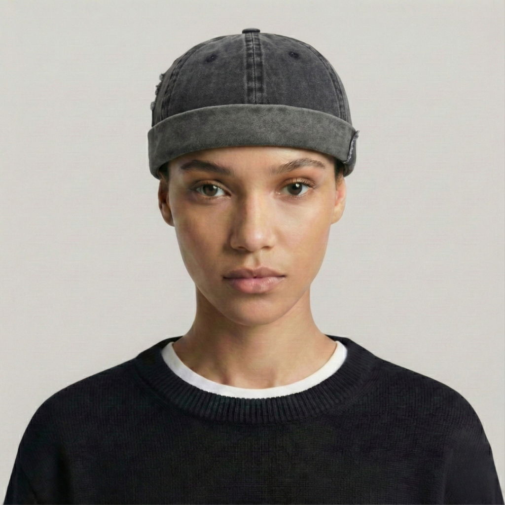 Bonnet Docker Noir Jean Déchiré