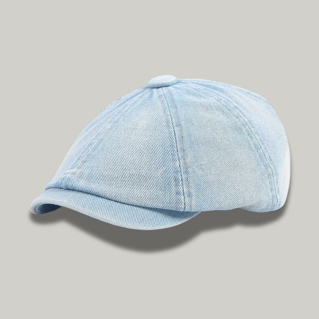 Béret Gavroche Homme Bleu Jean
