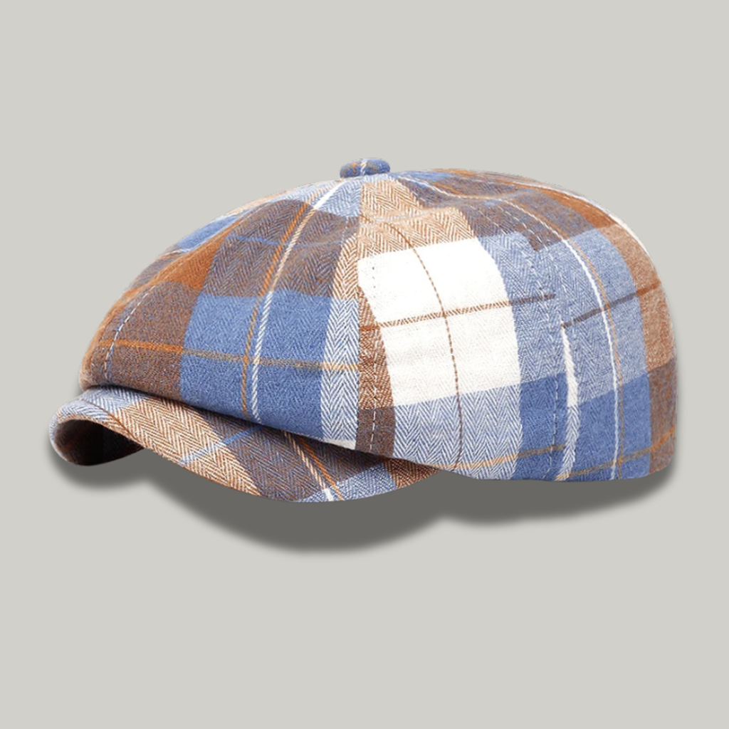 Béret Gavroche Bleu Vintage