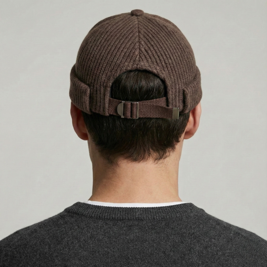 Bonnet Docker Marron Brut