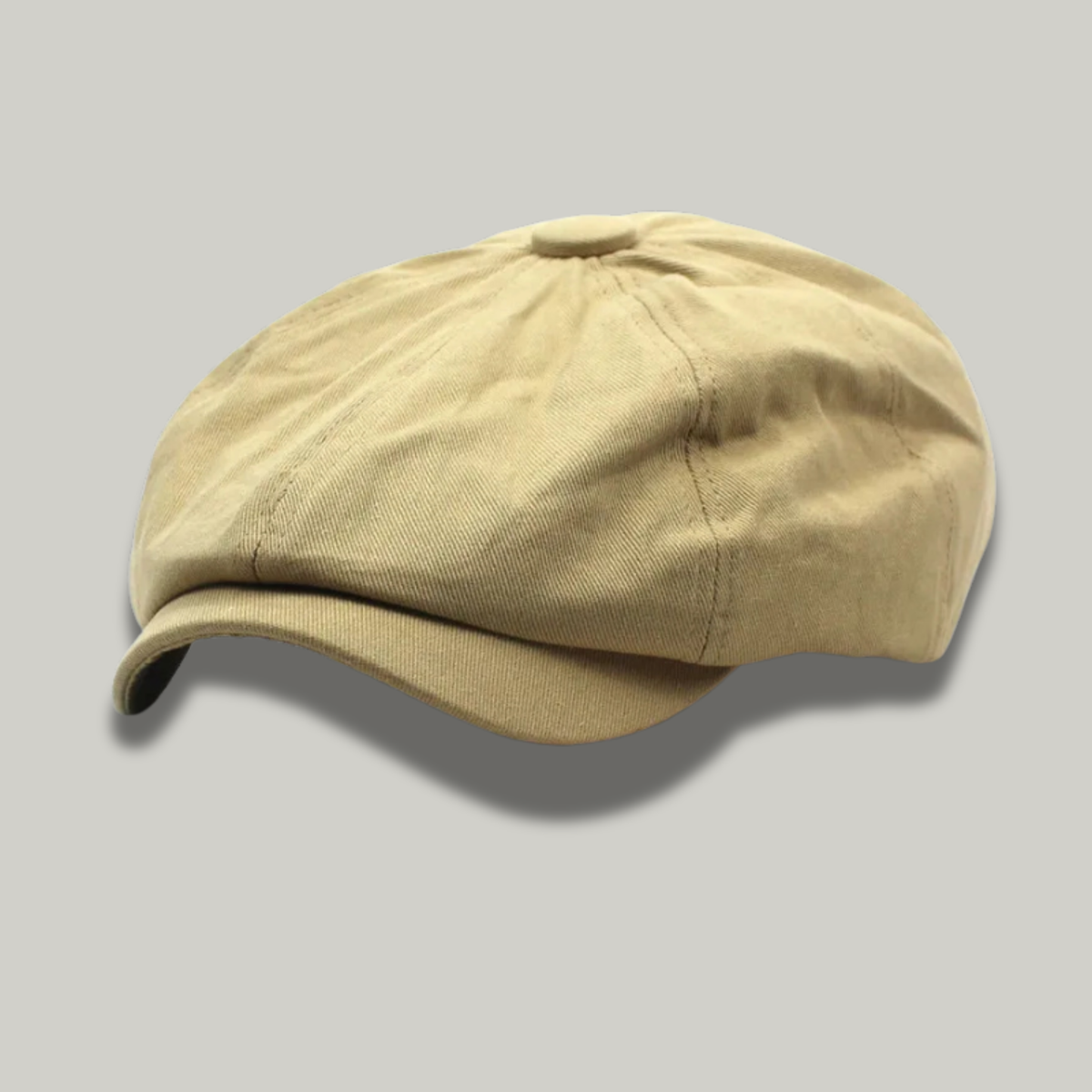 Béret Gavroche Homme Beige Uni