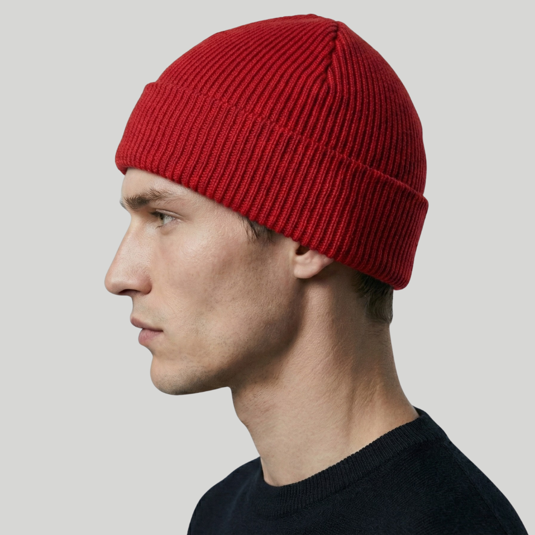 Bonnet Hiver Rouge Classique