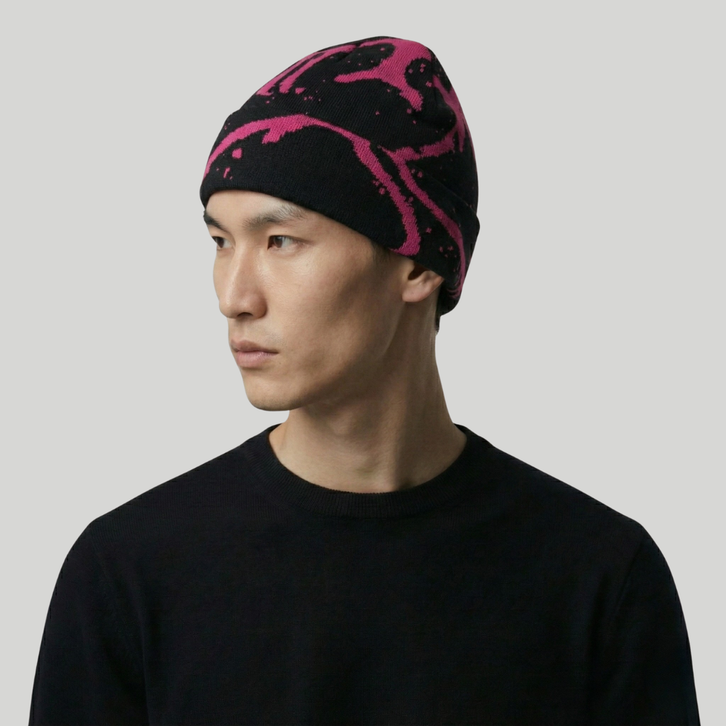 Bonnet StreetWear Rose Hiver