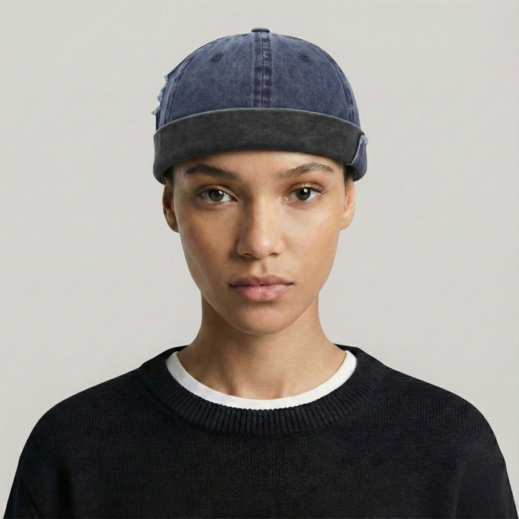 Bonnet Docker Bleu Jean Déchiré
