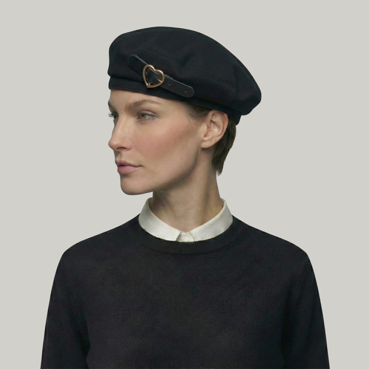 Béret Basque Femme Coeur