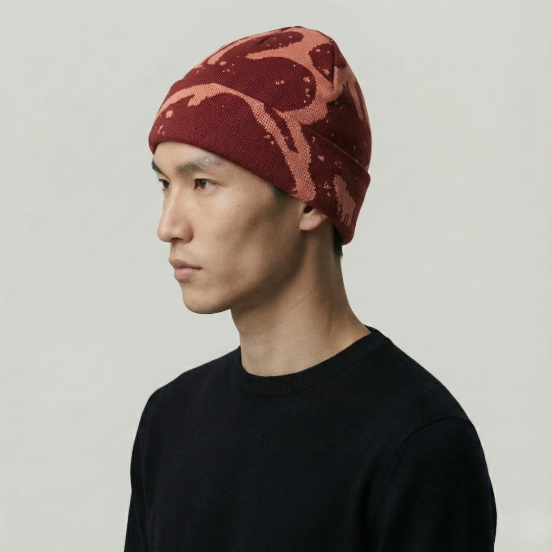 Bonnet StreetWear Rouge Hiver