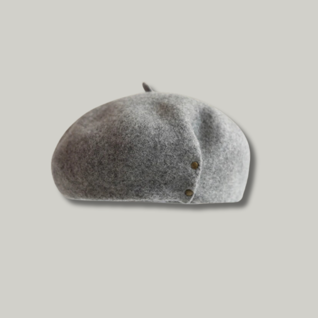 Béret Basque Femme Gris Chic