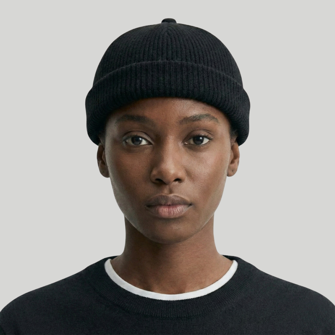 Bonnet Docker Noir Brut