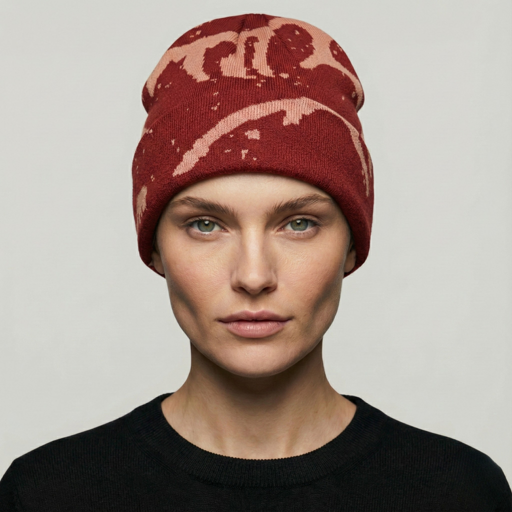 Bonnet StreetWear Rouge Hiver