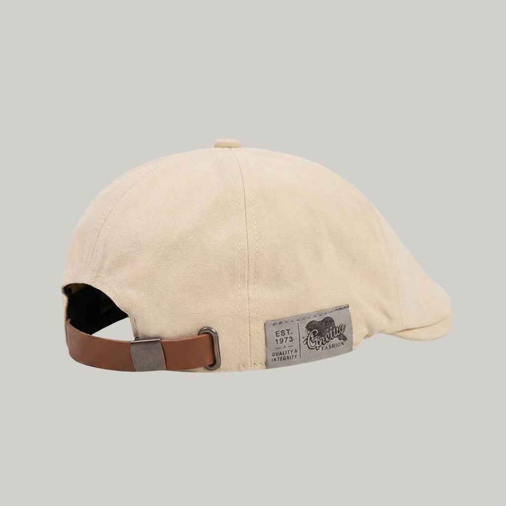 Béret Beige avec Patch