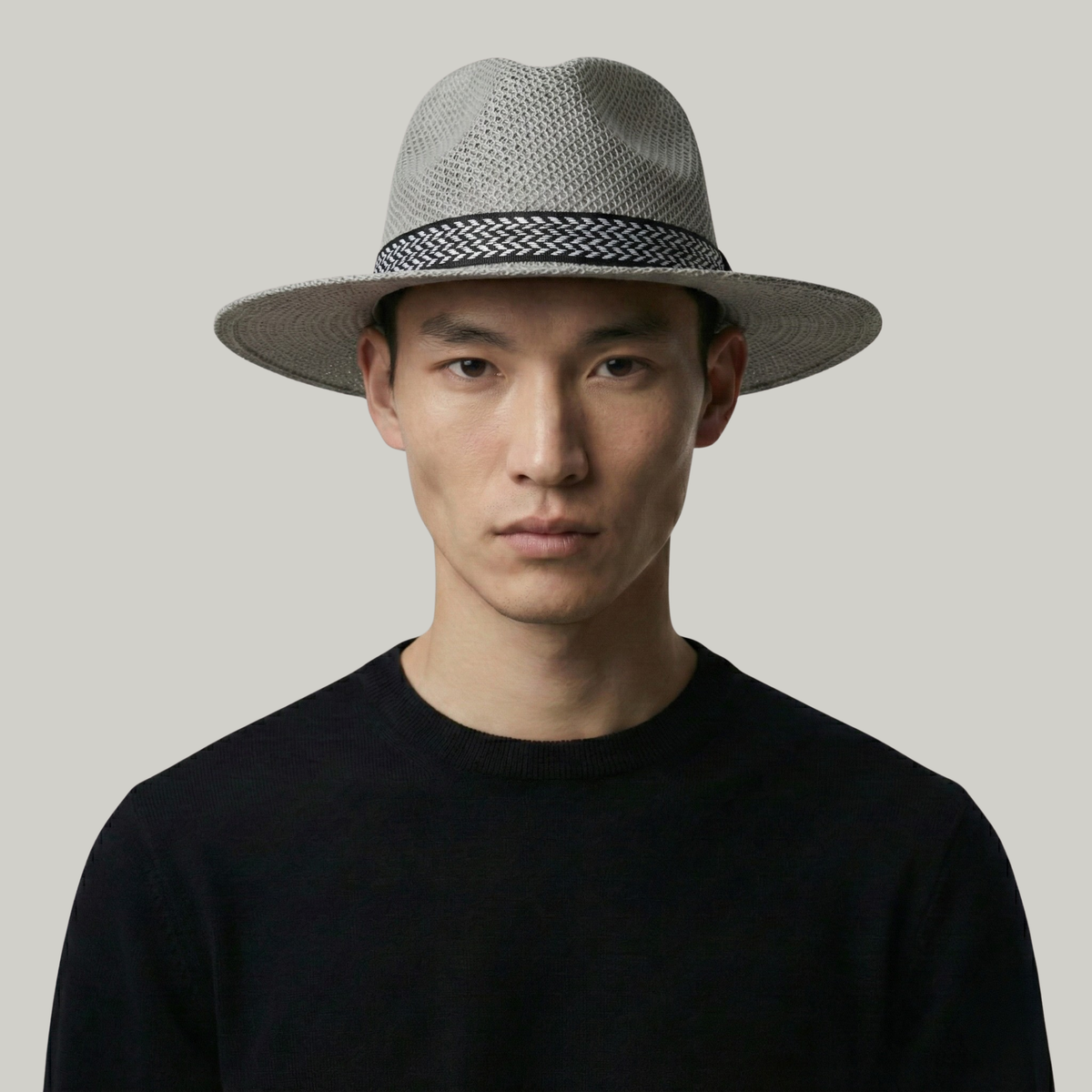 Chapeau Panama Gris Paille