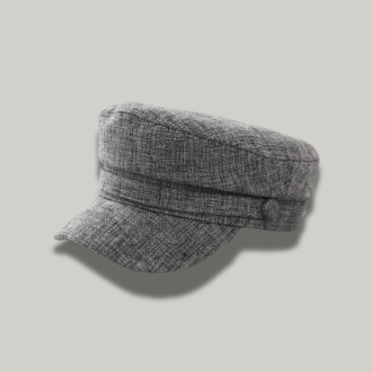 Béret Gavroche Femme Gris Simple