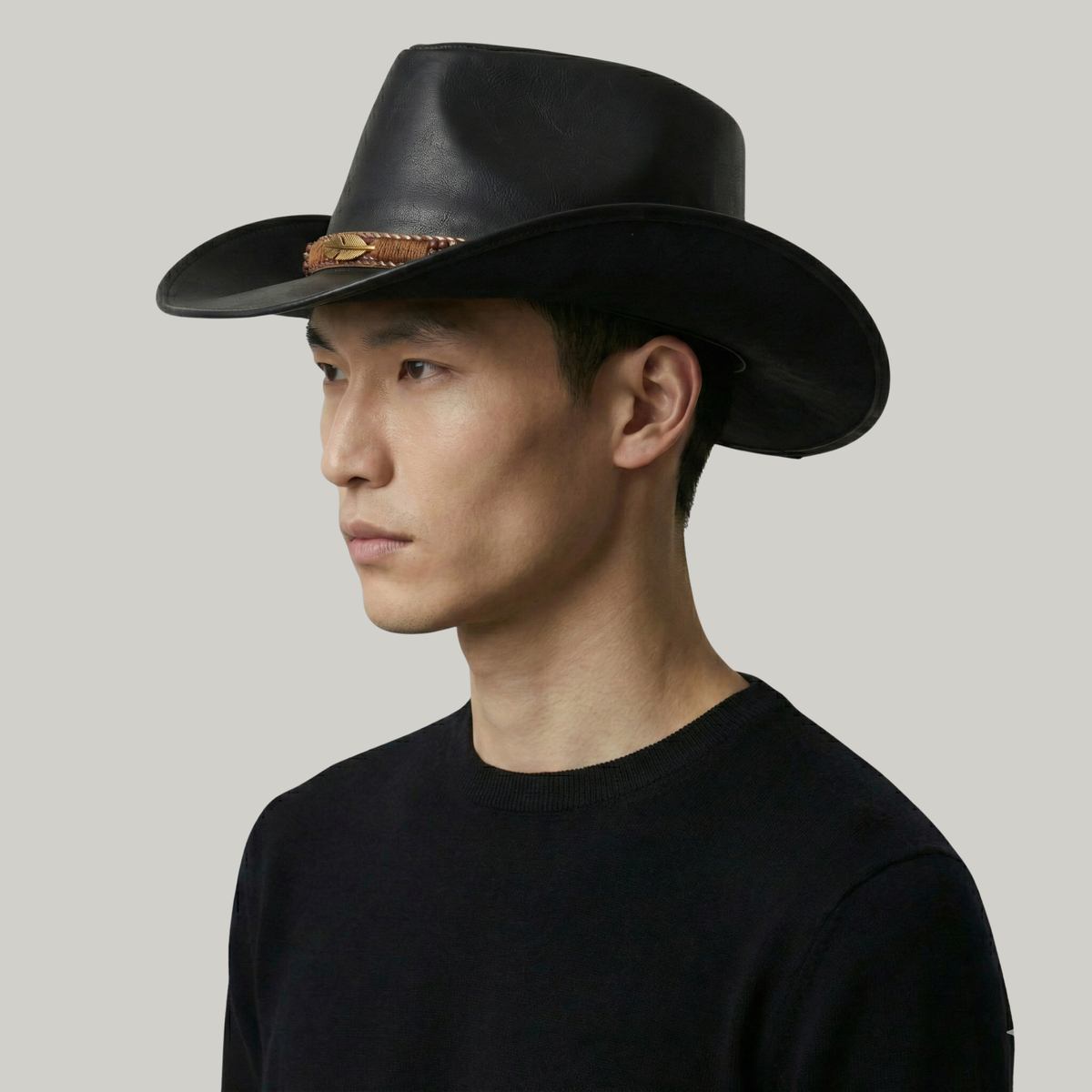 Chapeau de Cowboy Noir Texas