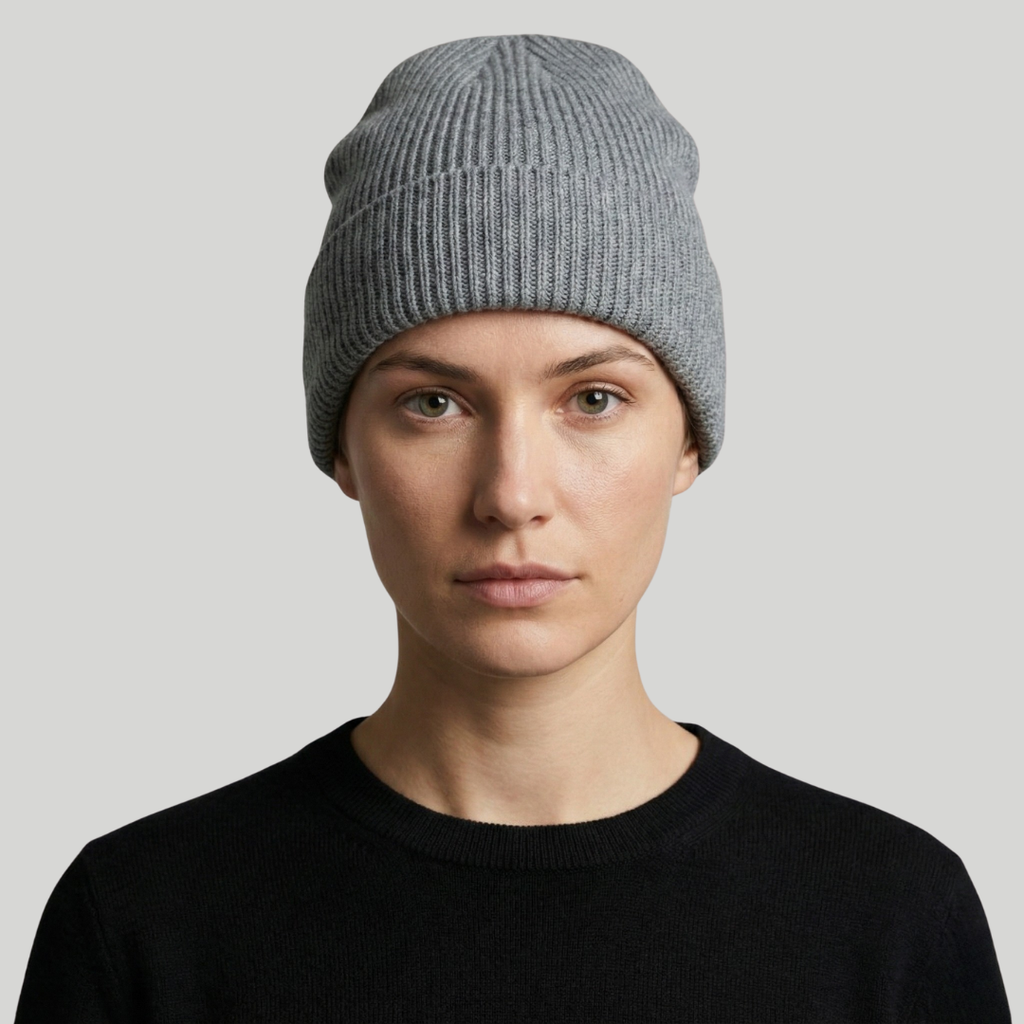 Bonnet Hiver Gris Classique