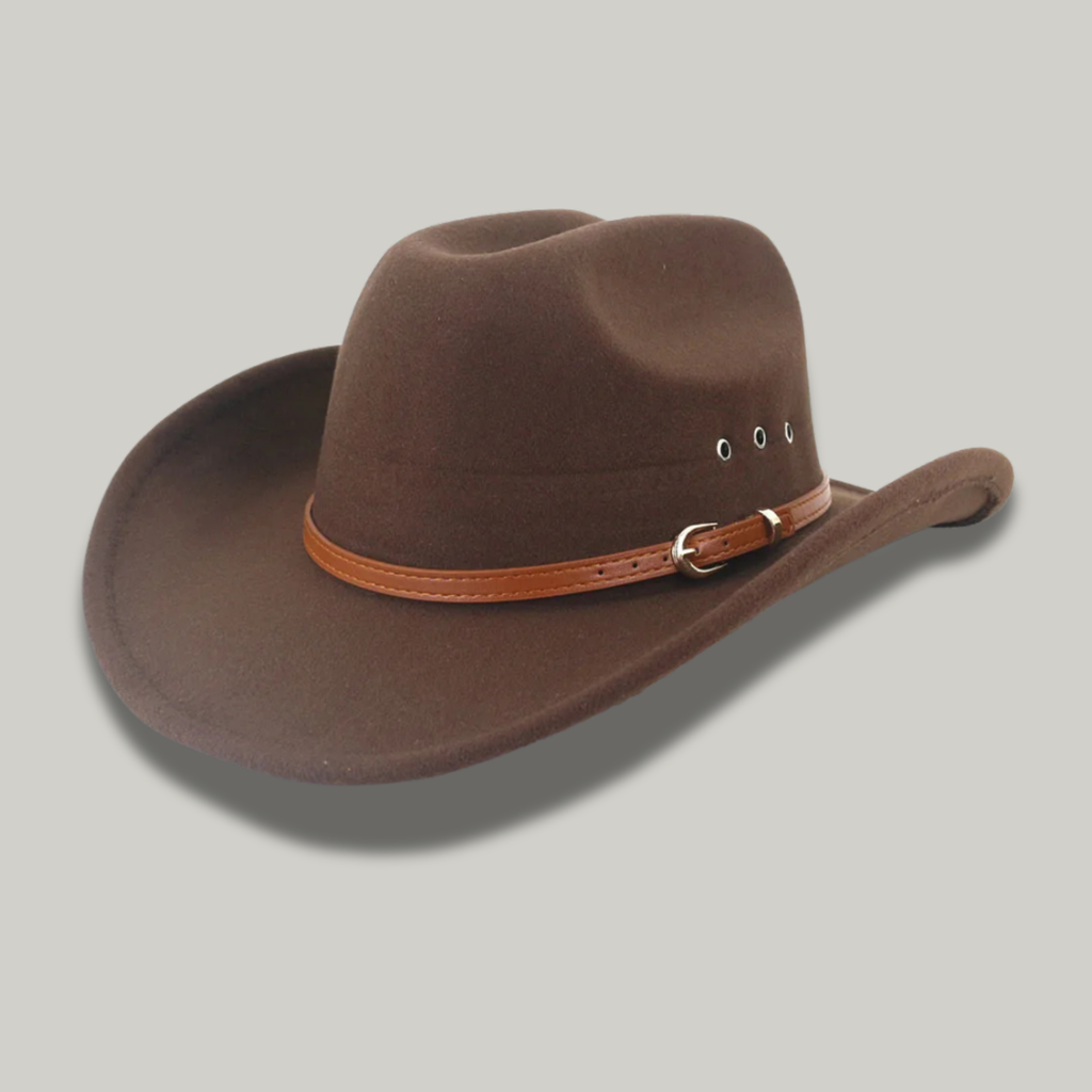 Chapeau de Cowboy Homme Marron Doux