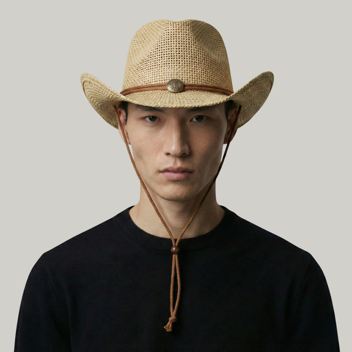 Chapeau de Cowboy en Paille