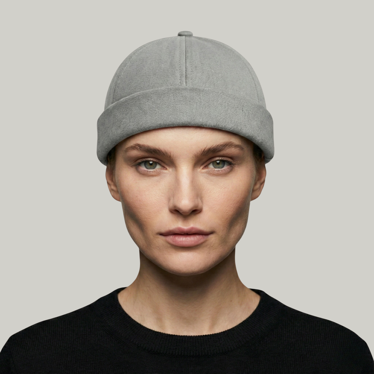 Bonnet Docker Gris Croix