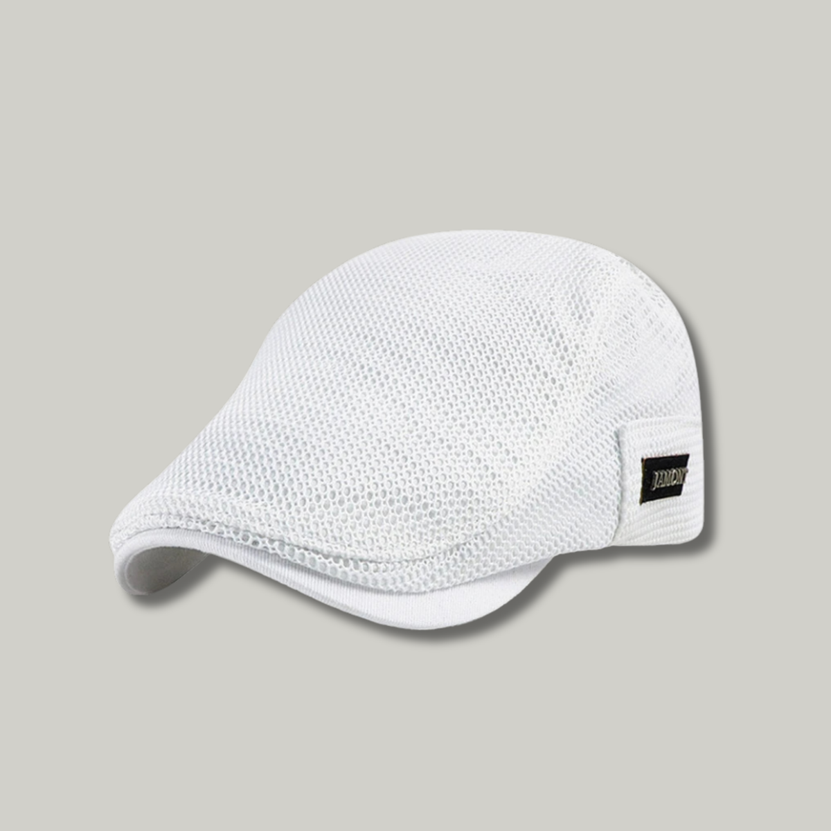 Béret Homme Blanc en Maille