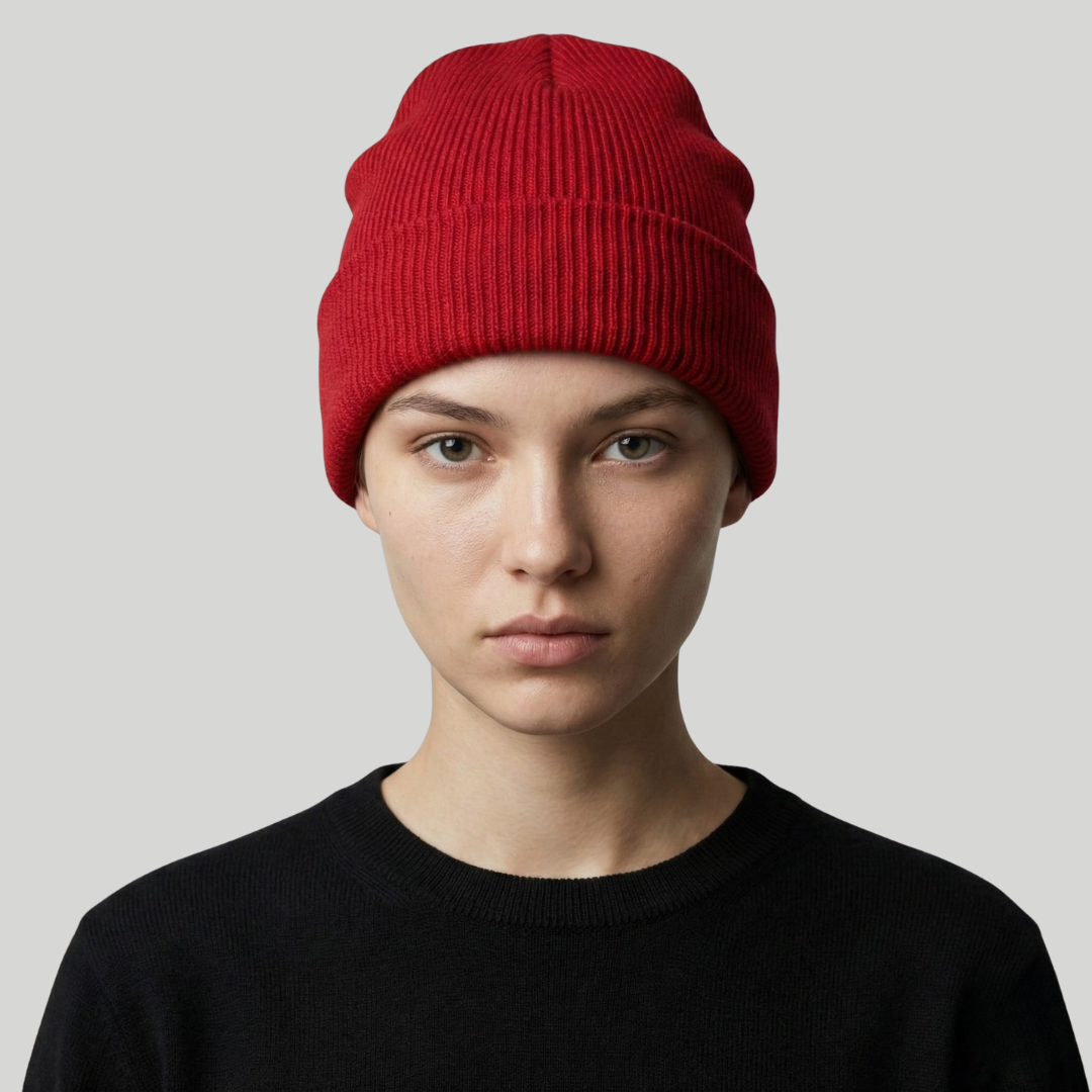 Bonnet Hiver Rouge Classique
