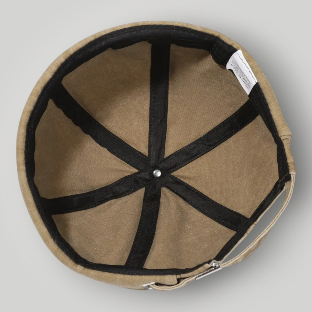 Bonnet Docker Marron Délavé