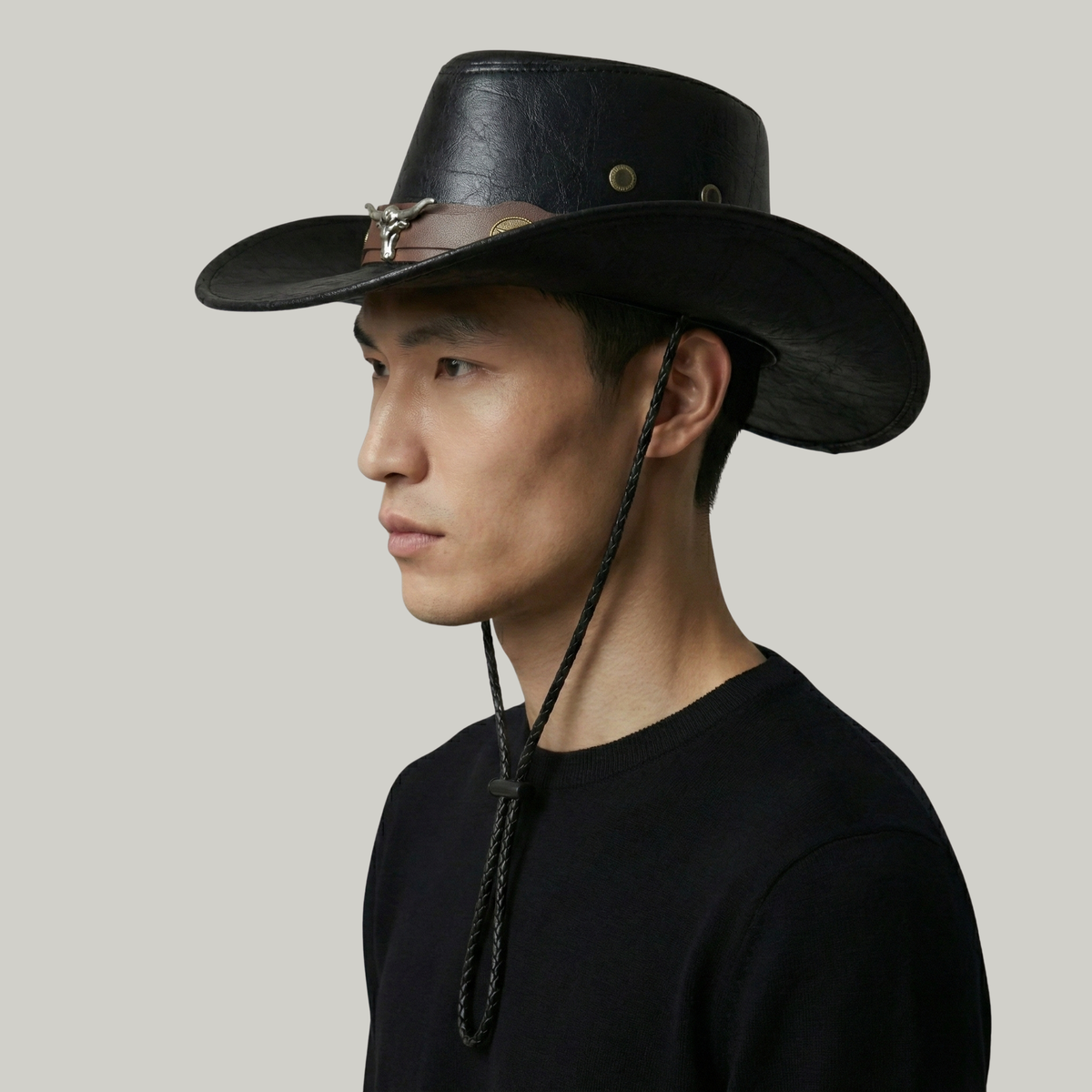 Chapeau de Cowboy Noir Western