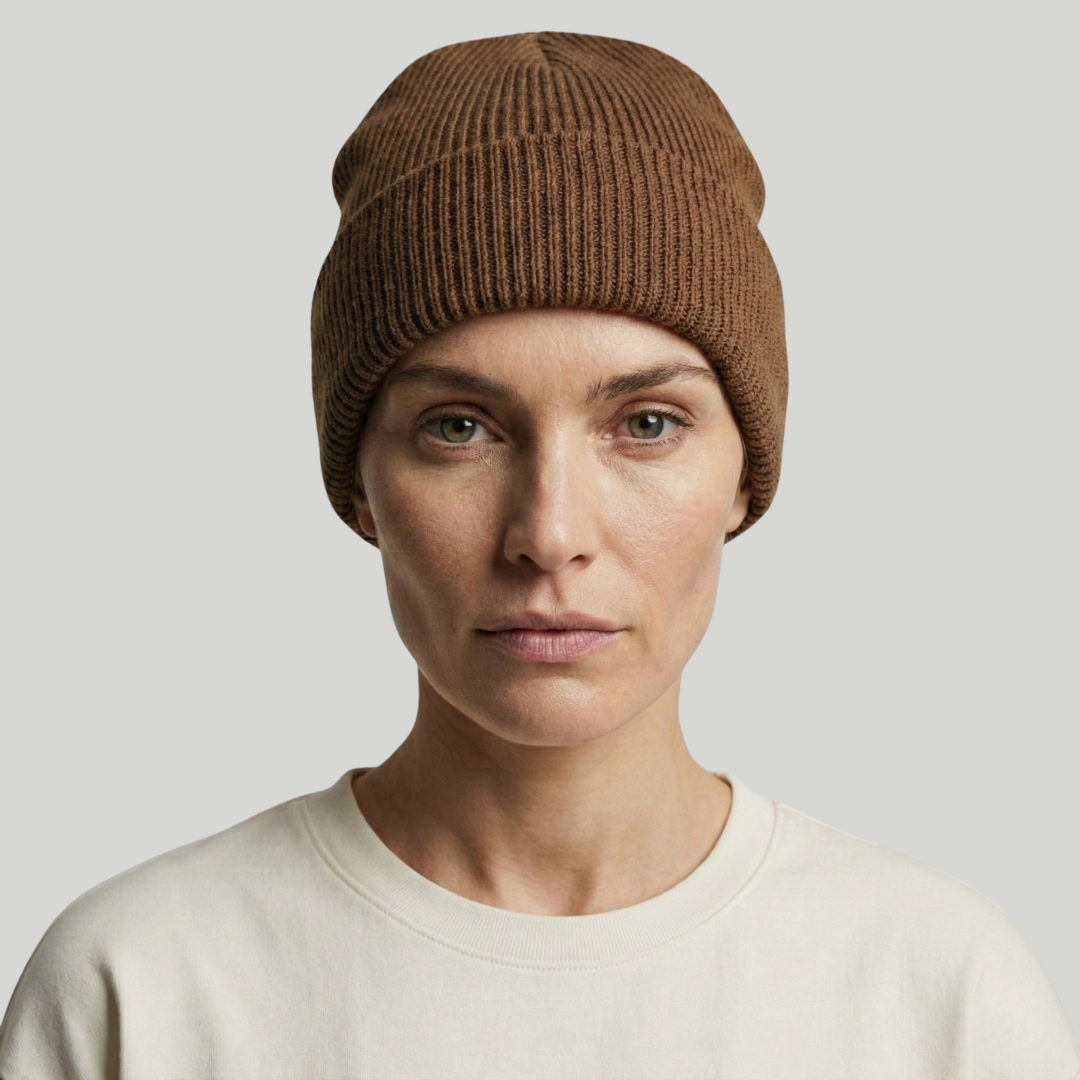 Bonnet Hiver Marron Classique