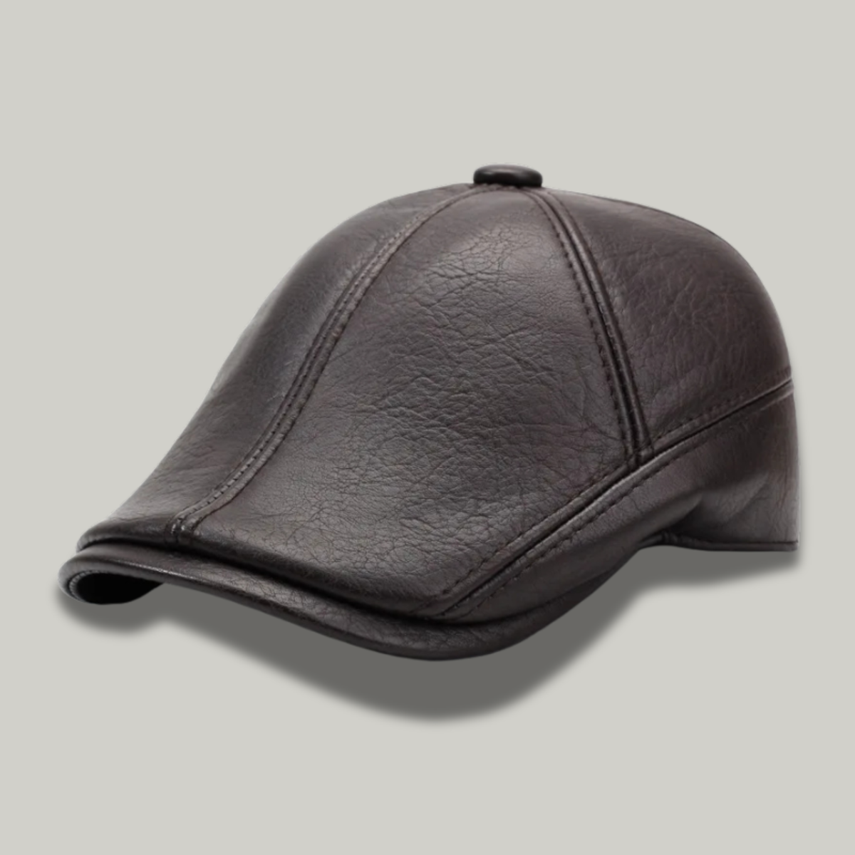 Béret Homme Marron Cache Oreille