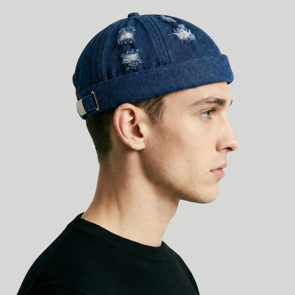 Bonnet Docker Bleu Jean