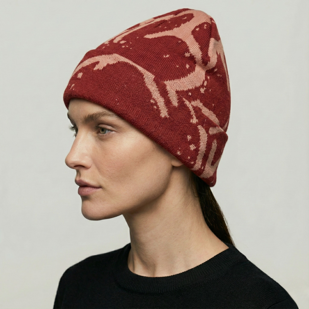 Bonnet StreetWear Rouge Hiver