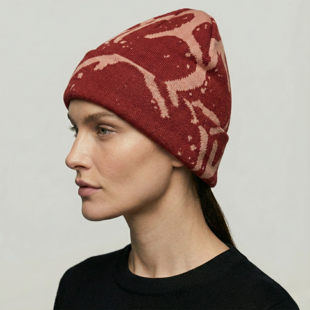 Bonnet StreetWear Rouge Hiver