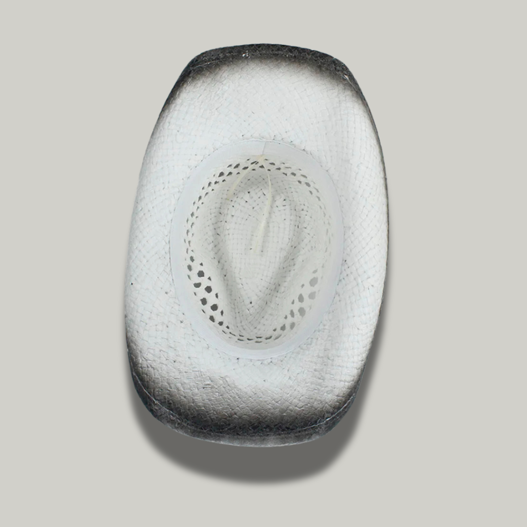 Chapeau de Cowboy Femme Blanc Rétro