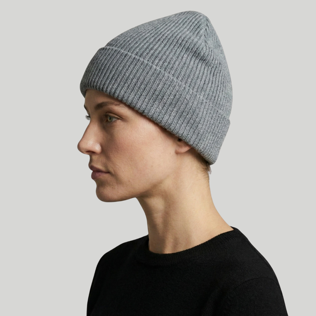 Bonnet Hiver Gris Classique