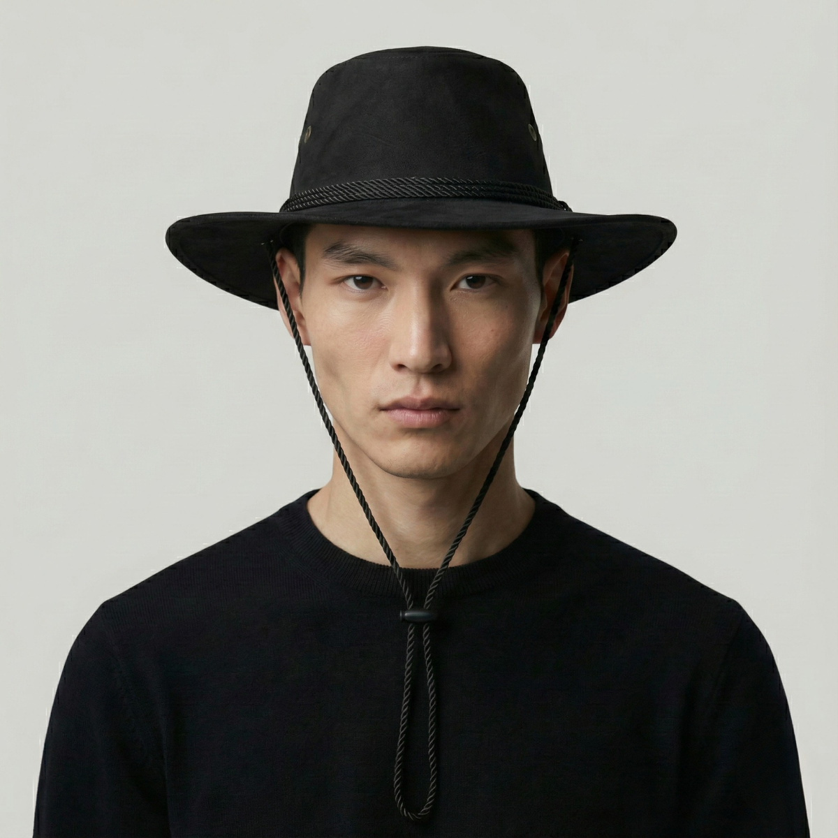 Chapeau Fedora Noir Simple