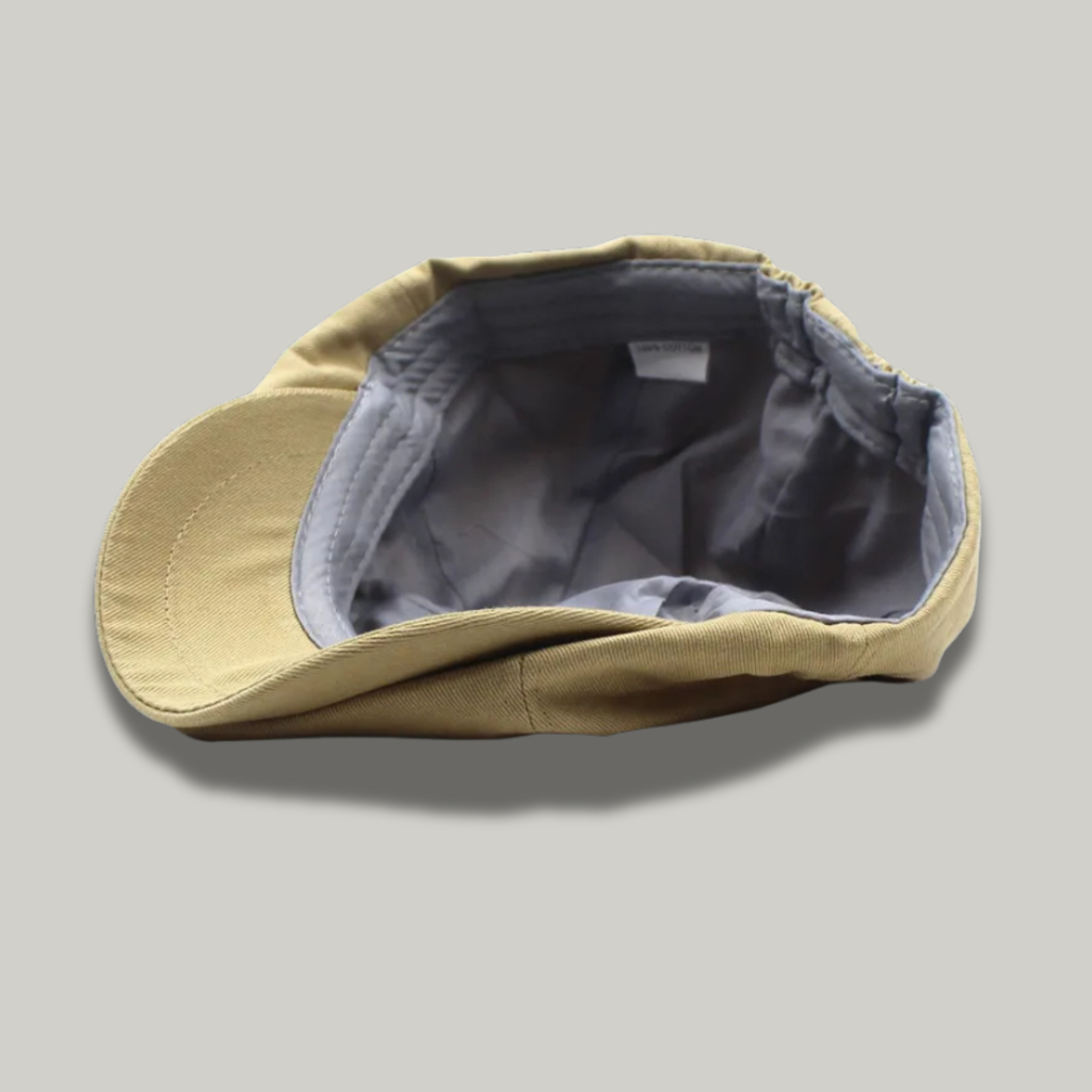 Béret Gavroche Homme Beige Uni
