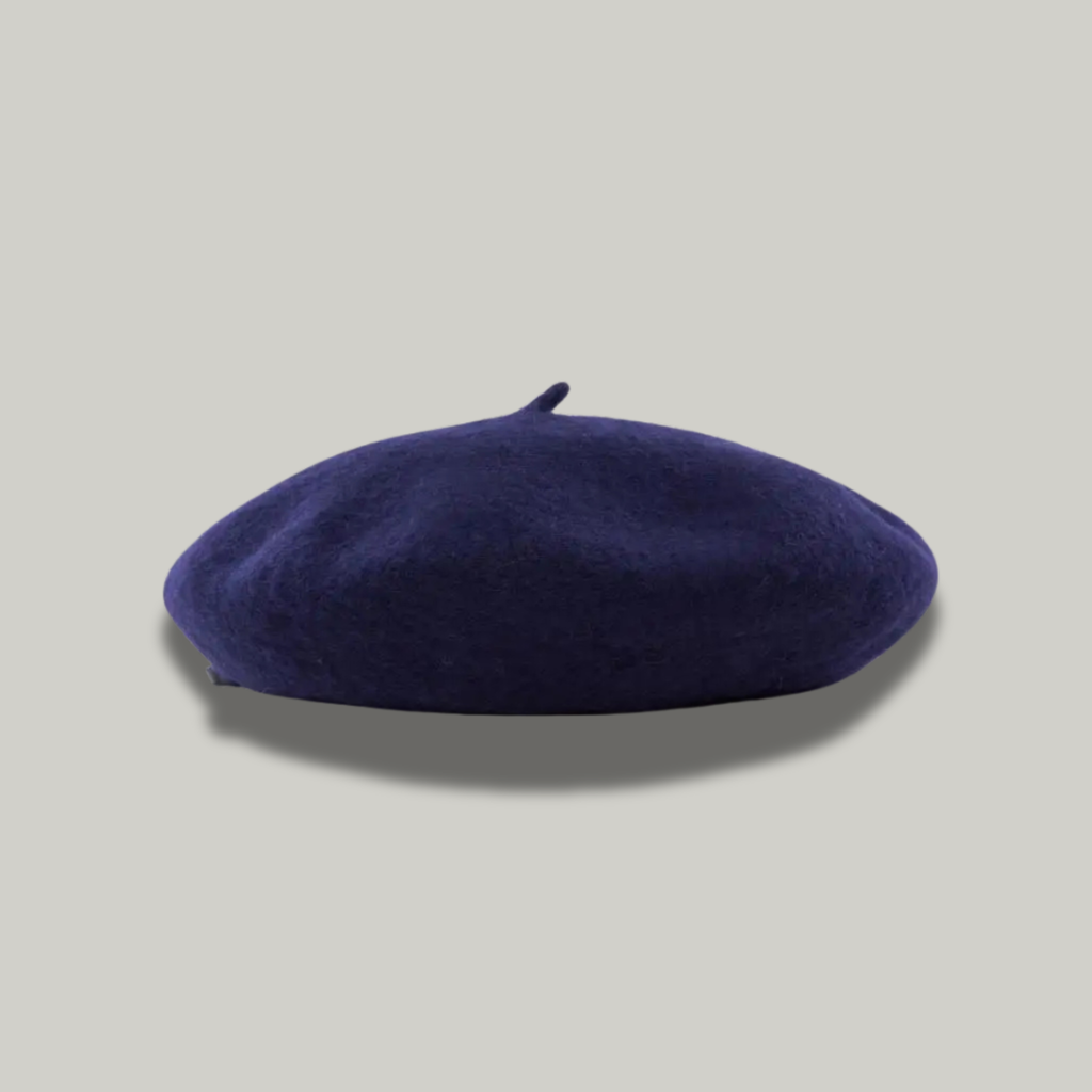 Béret Basque Femme Bleu Simple