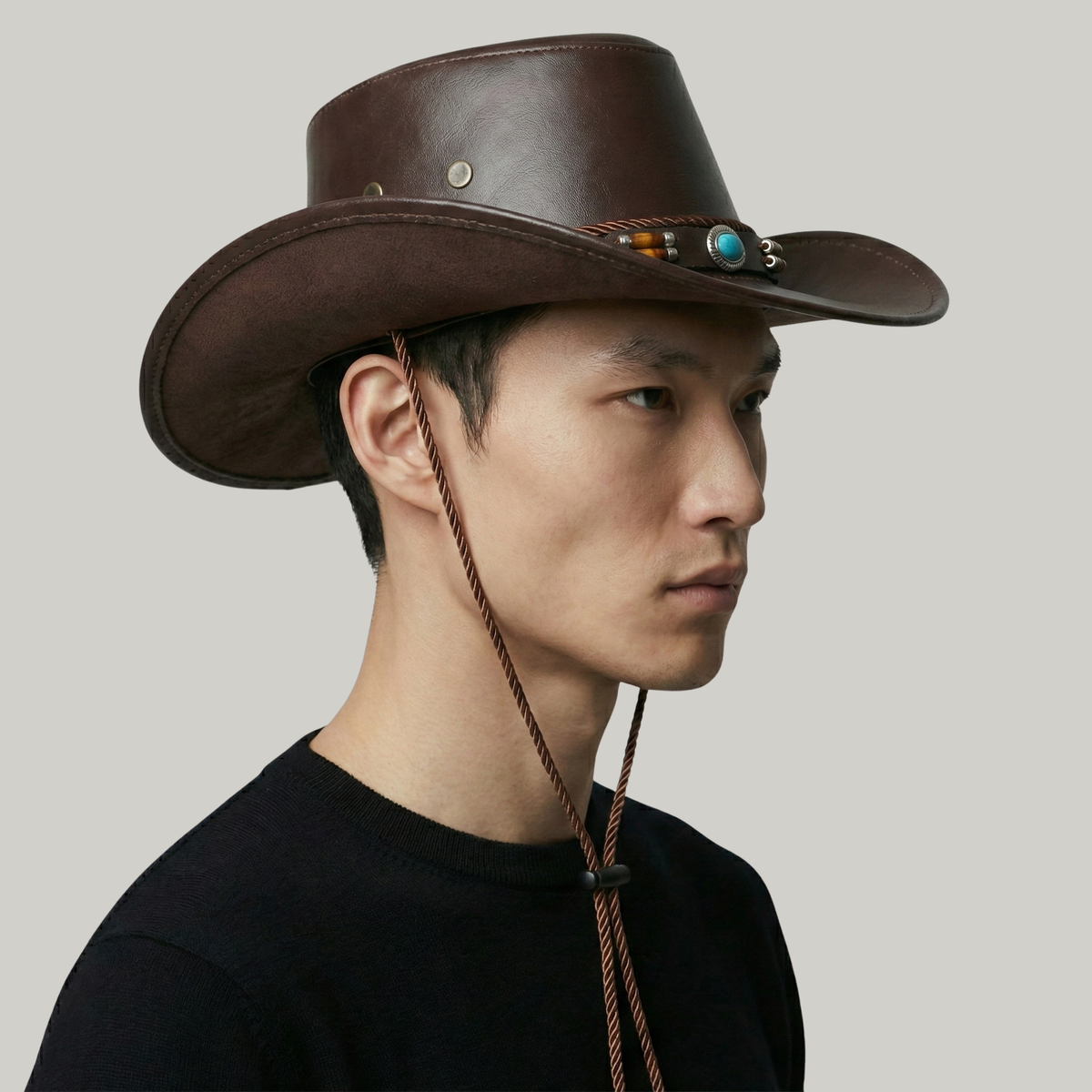 Chapeau de Cowboy Marron Campagne