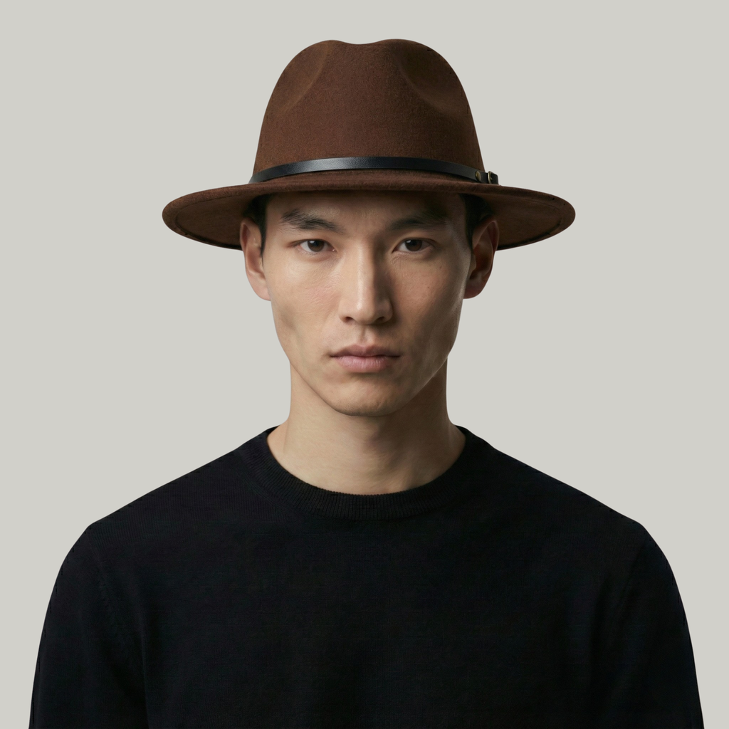 Chapeau Fedora Marron Classique