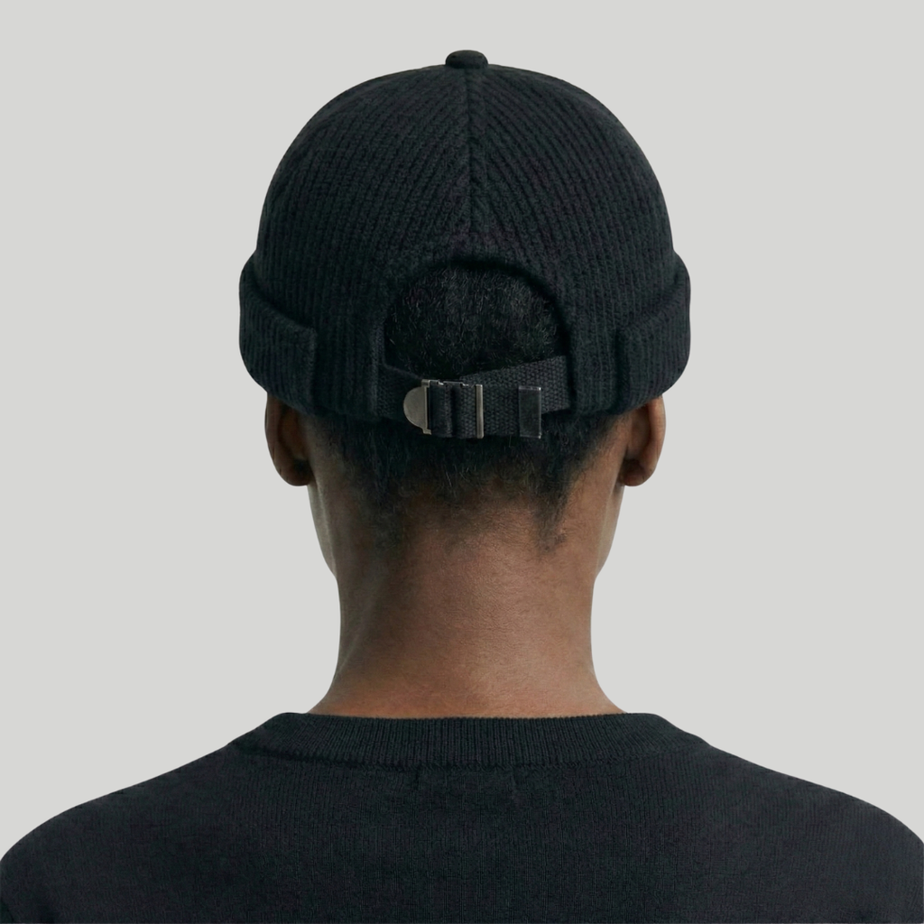 Bonnet Docker Noir Brut