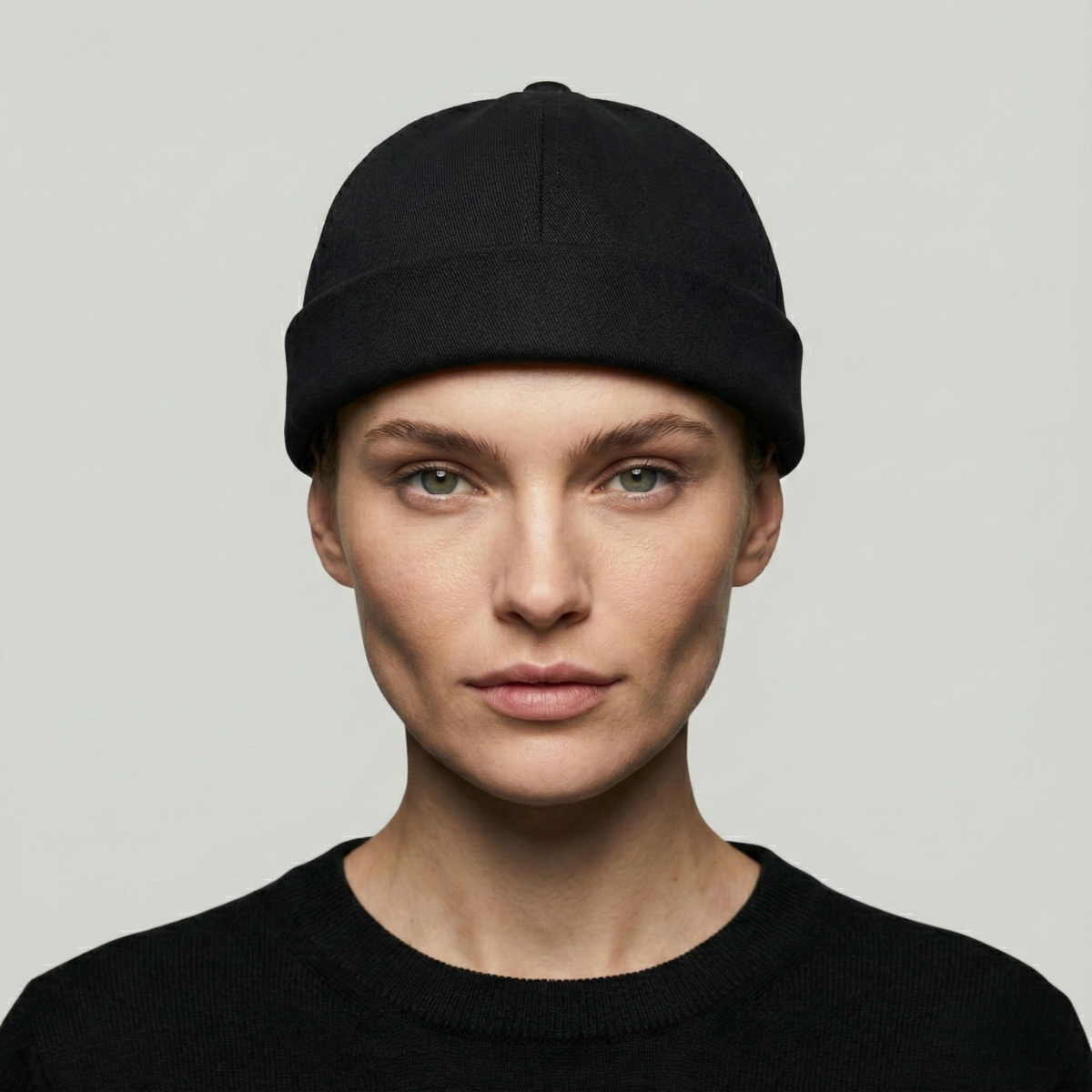 Bonnet Docker Noir Croix