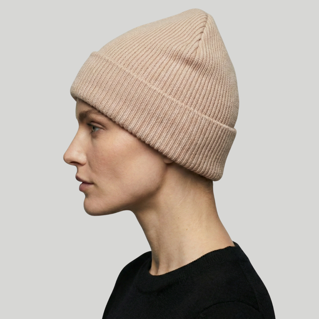 Bonnet Hiver Beige Classique