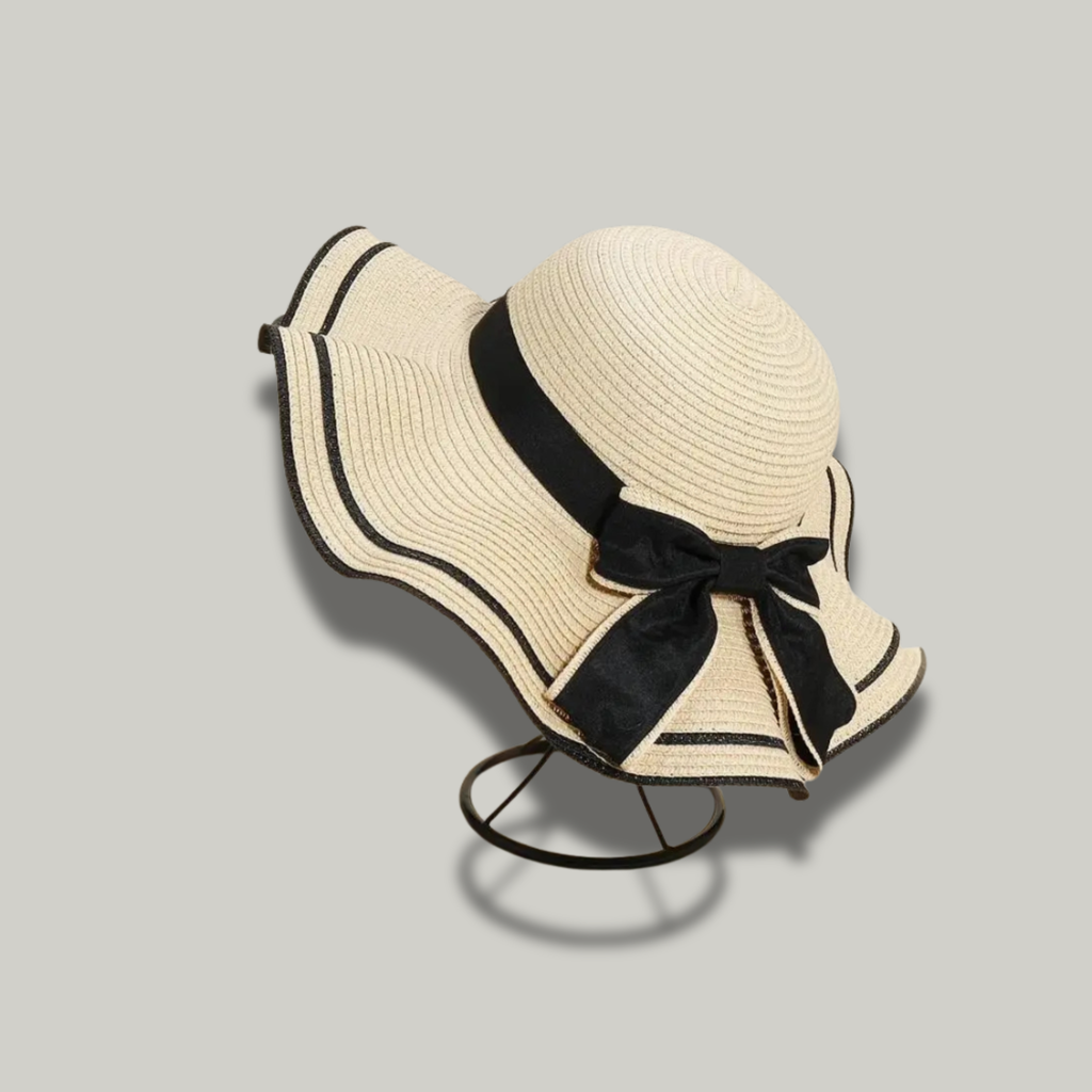 Chapeau de Paille Femme Bleu Élégant